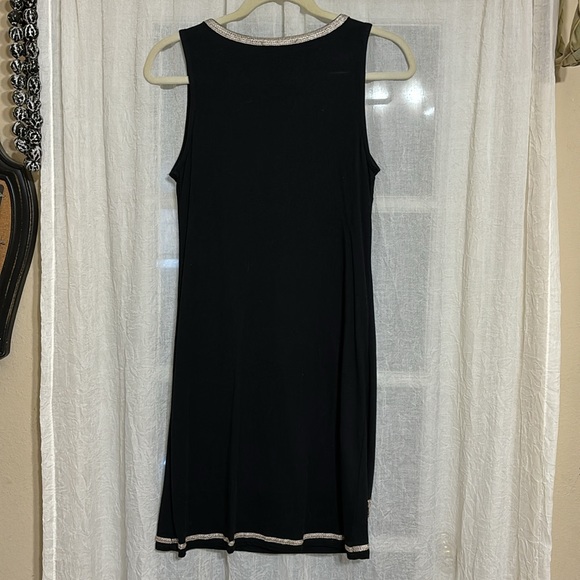 Beautiful Black Embroidered and Beaded INC Dress - Picture 2 of 3